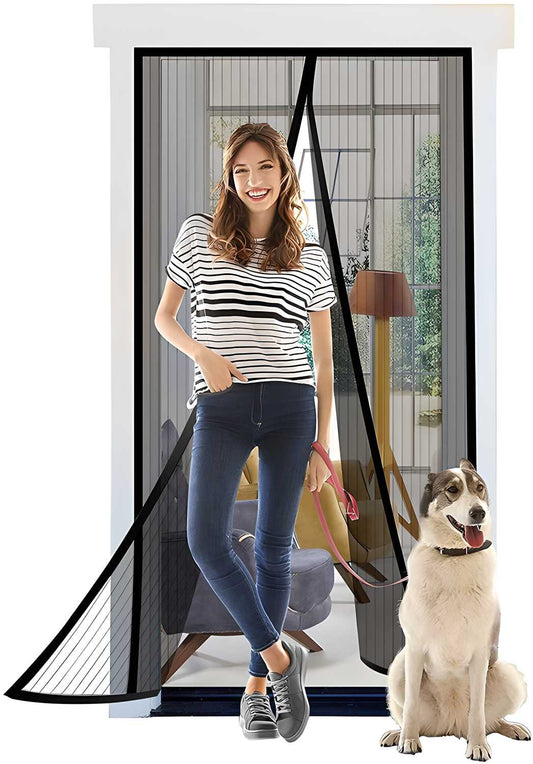 Mesh Screen Net Home Magnetic Foldable Anti Mosquito Door Curtains