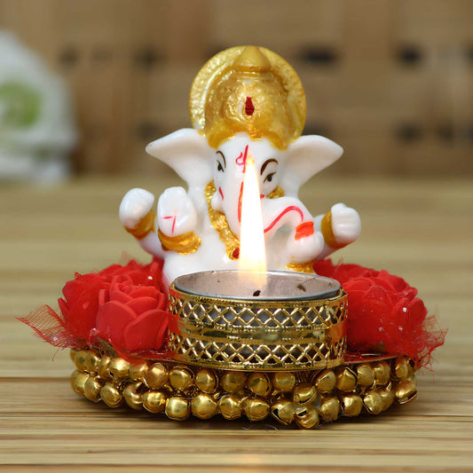 Ganesha Deep Tealight Candle Holder