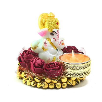 Ganesha Deep Tealight Candle Holder