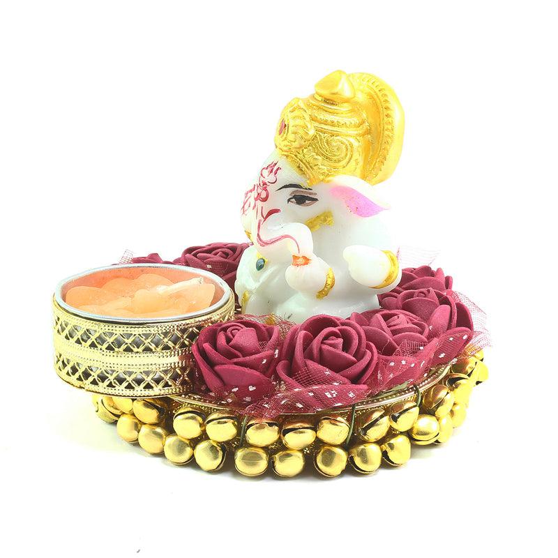 Ganesha Deep Tealight Candle Holder