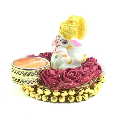 Ganesha Deep Tealight Candle Holder