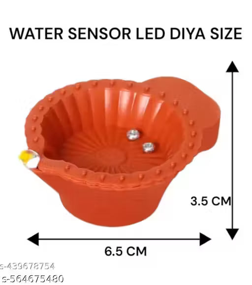 AquaGlow™ Diyas (Flameless, Water-Activated Led Diyas)